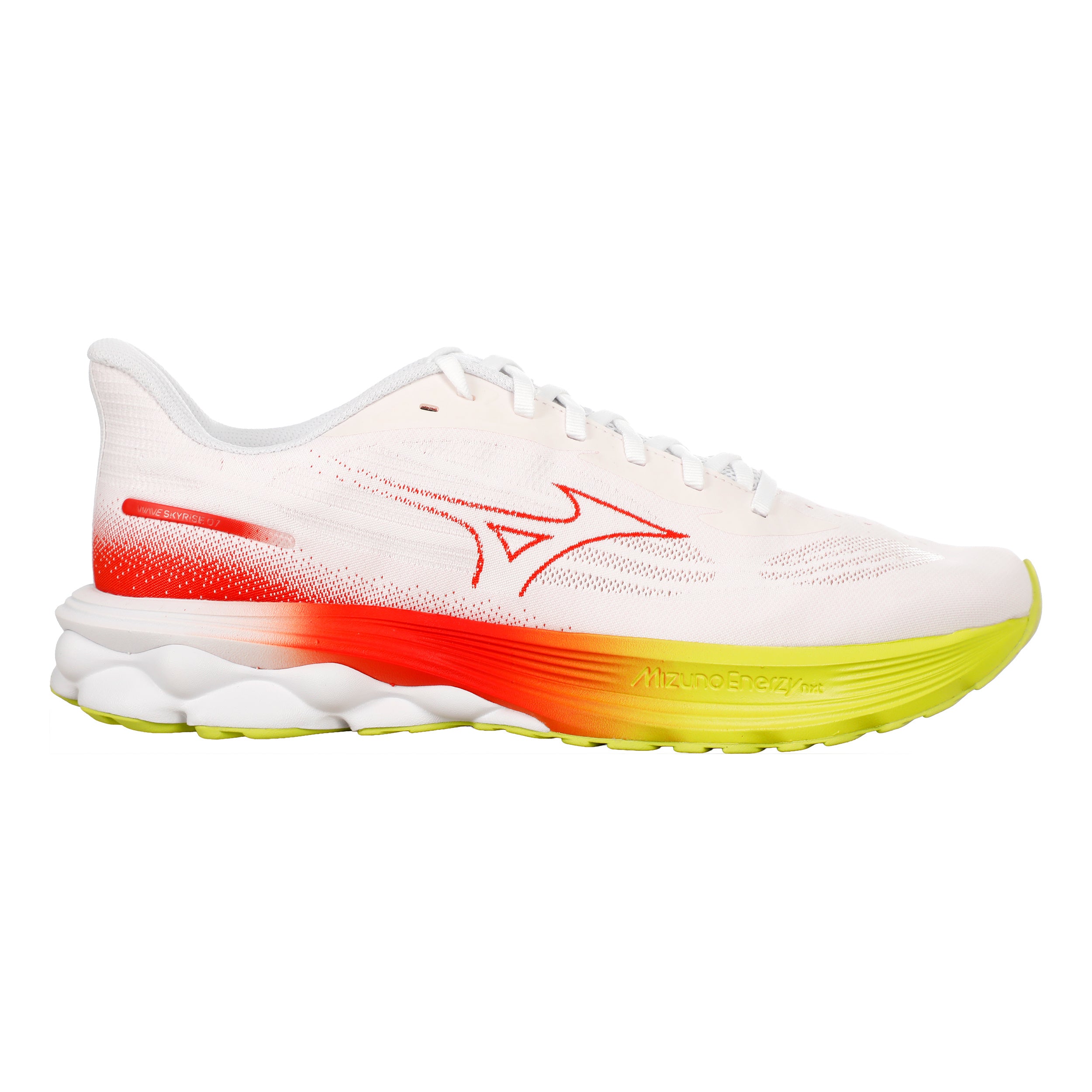 Mizuno Wave Skyrise 7 Neutral running shoe Men - white, orange